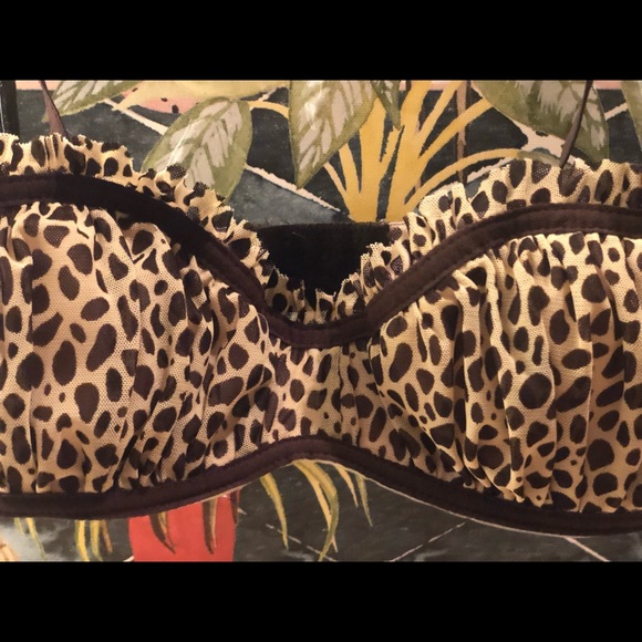 💋Sophie & Me 34B Spotted Giraffe Print Bra - Picture 2 of 4